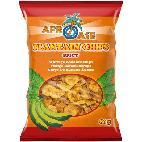AFROASE  Bananenchips Würzig